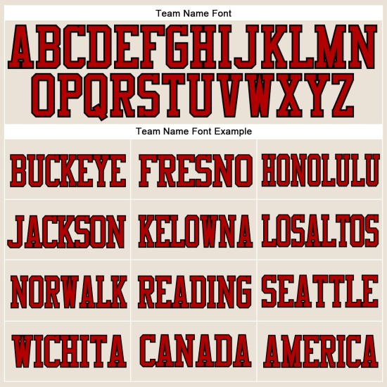 Custom Cream Red-Black Mesh Authentic Football Jersey Custom Cream Red-Black Mesh Authentic Football Jersey