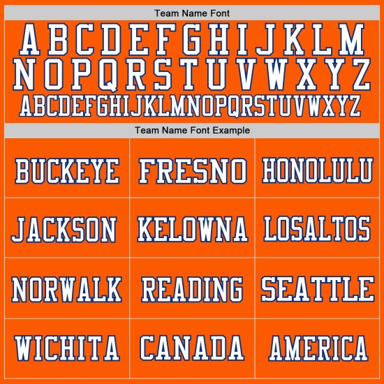 Custom Orange White-Royal Mesh Authentic Throwback Football Jersey Custom Orange White-Royal Mesh Authentic Throwback Football Jersey