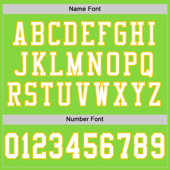 Custom Neon Green White-Yellow Mesh Authentic Football Jersey